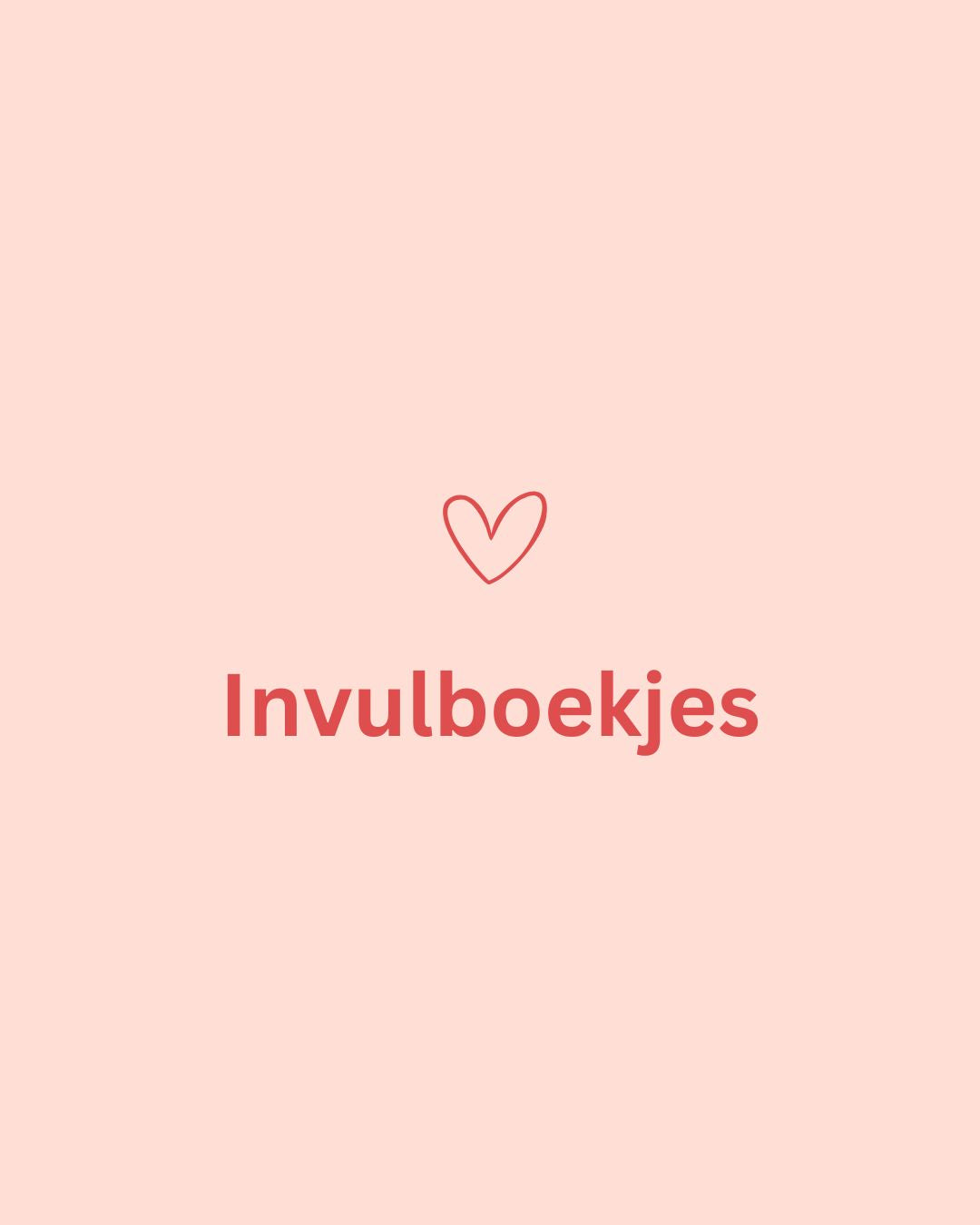 Invulboekjes