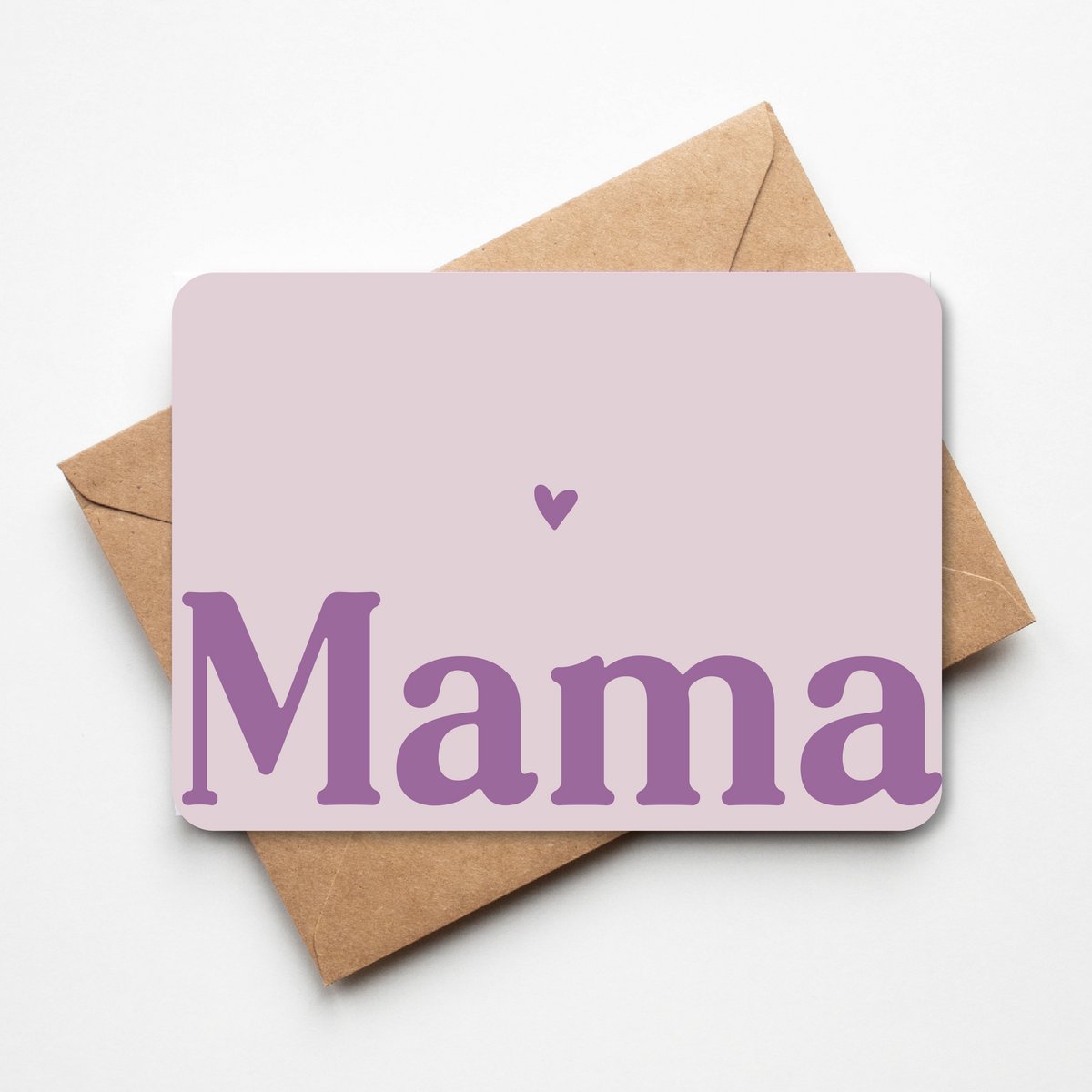 Wenskaart - MAMA HARTJE