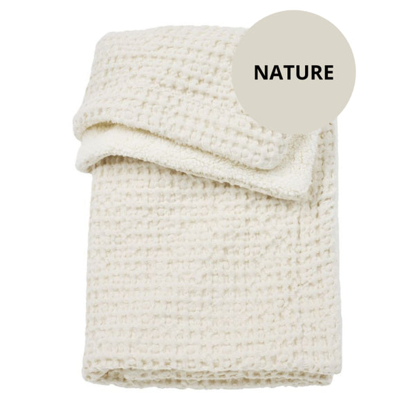 Babydeken - WAFEL/TEDDY - NATURE