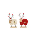 Kerstschaapjes textiel - GROOT