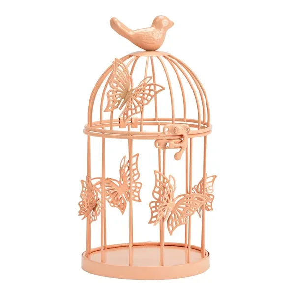 Decoratieve metalen vogelkooi