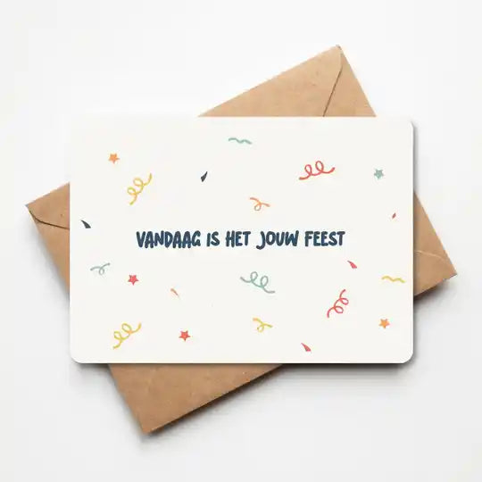 Wenskaart - JOUW FEEST