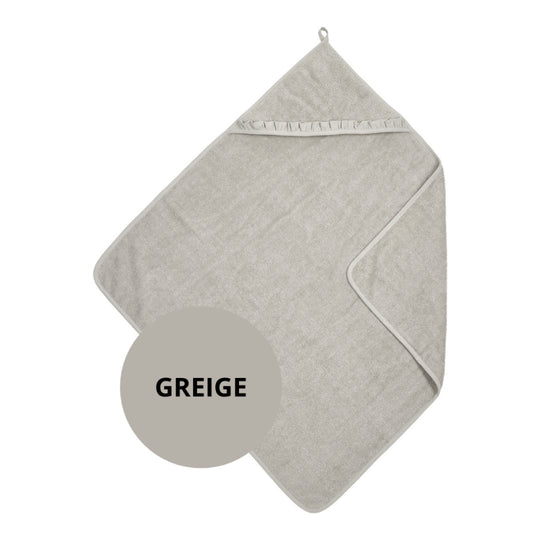 Badcape - BADSTOF/RUFFLE - GREIGE