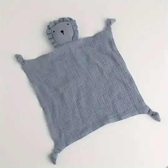 Knuffeldoekje Leeuw - BLAUW