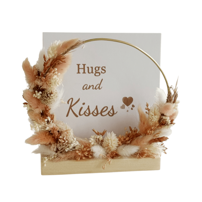 Flowerhoop ROND - Perzik