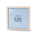 Tegeltje - IK HOU VAN JOU
