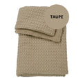 Babydeken - WAFEL/TEDDY - TAUPE