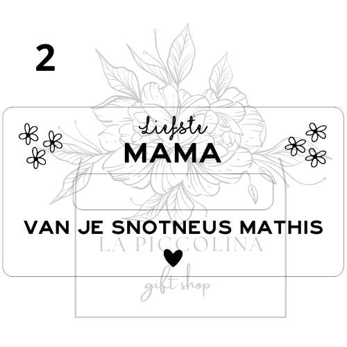 Zakdoekendoos met gravure