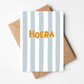 Wenskaart - HOERA