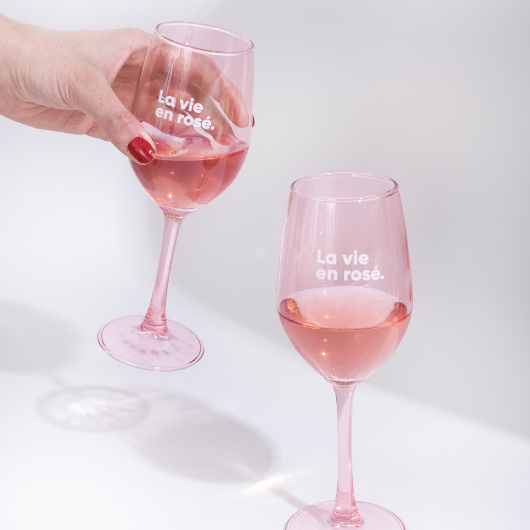 Wijnglazen - 'La vie en Rosé'