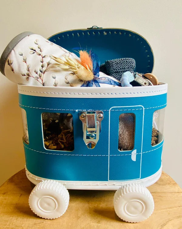 Giftset Trekwagen Blauw