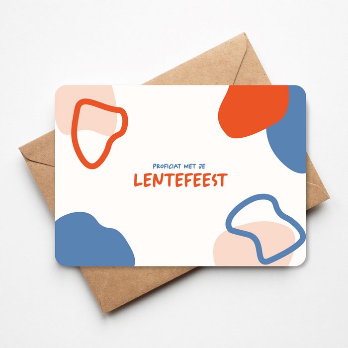 Wenskaart - LENTEFEEST