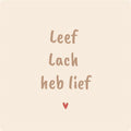 TEGELTJE - HEB LIEF