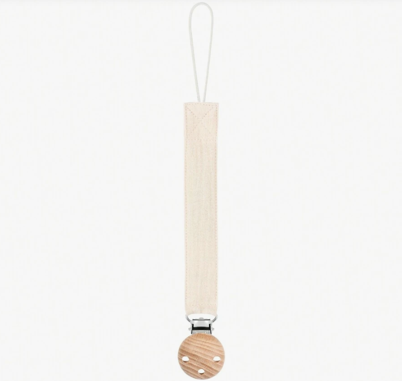 Stoffen speenkoord — Beige