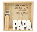 Flessenopener cadeaubox 'papa'