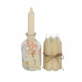 Giftbag - Vaasje met droogbloemen en kaarsen