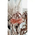 Haarrekker - ROZE BLOEMEN