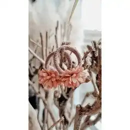 Haarrekker - ROZE BLOEMEN