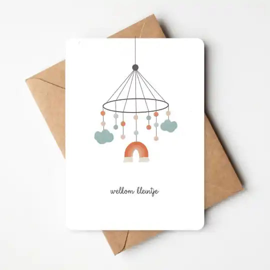 Wenskaart - GEBOORTE WELKOM KLEINTJE