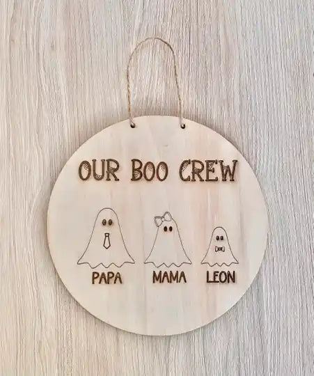 Houten hanger - BOO CREW
