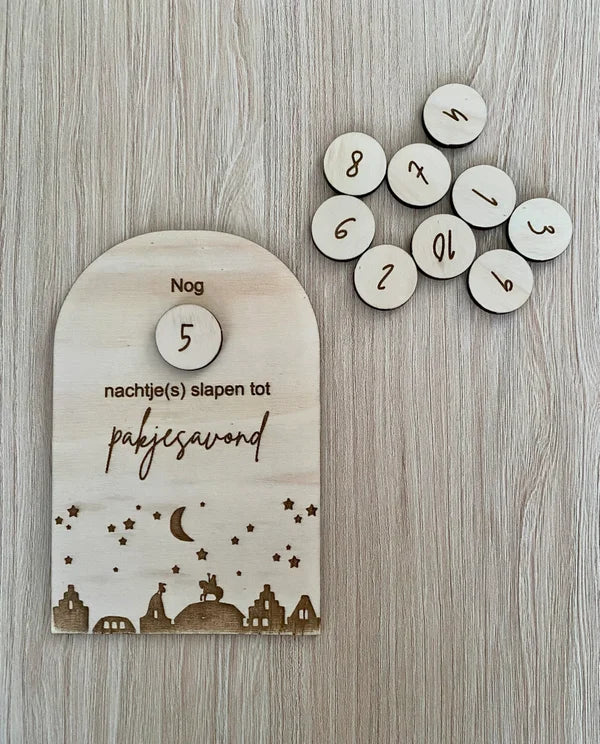 Aftelplaatje pakjesavond