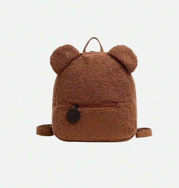 Teddy Rugzak - DONKER BRUIN