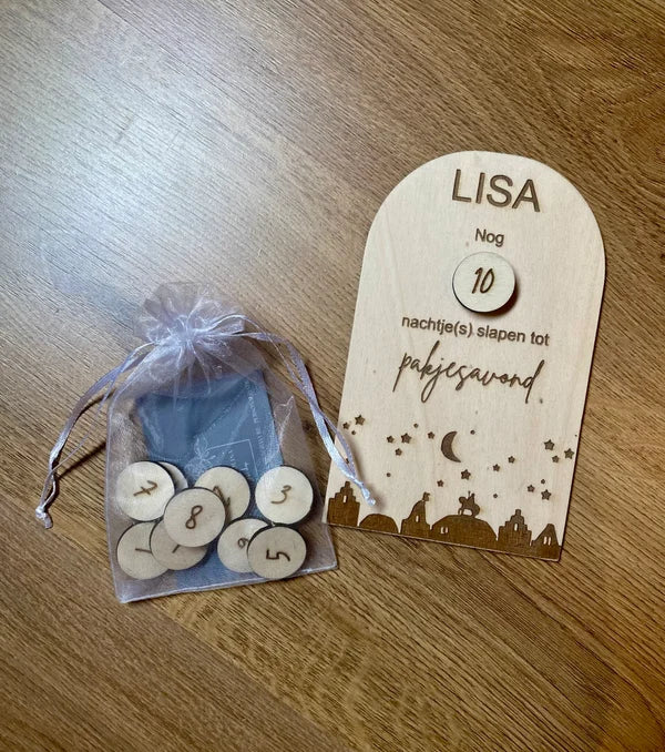 Aftelplaatje pakjesavond