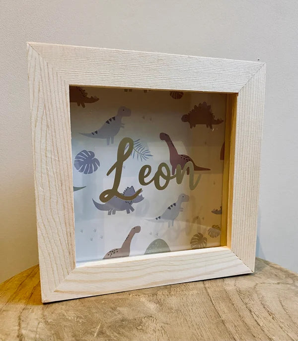 Gepersonaliseerde spaarpot - Naam - BESTICKERD