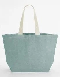 Strandtas jute — BLAUW