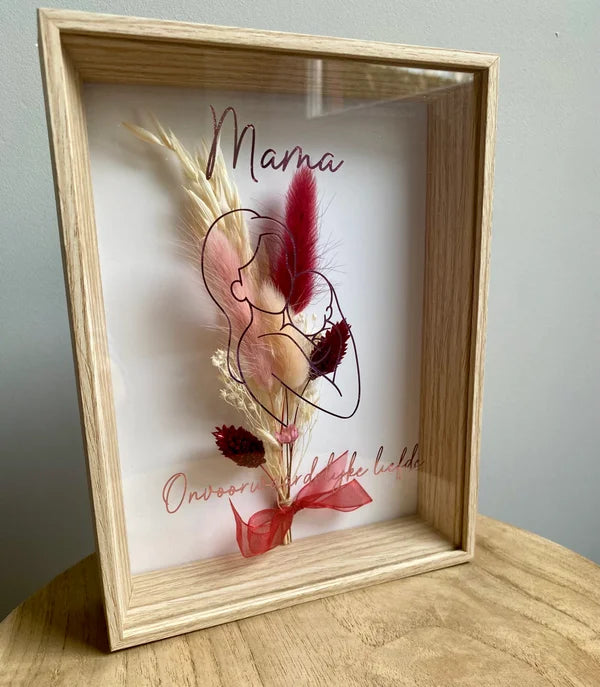 Decoratieve kader moederdag