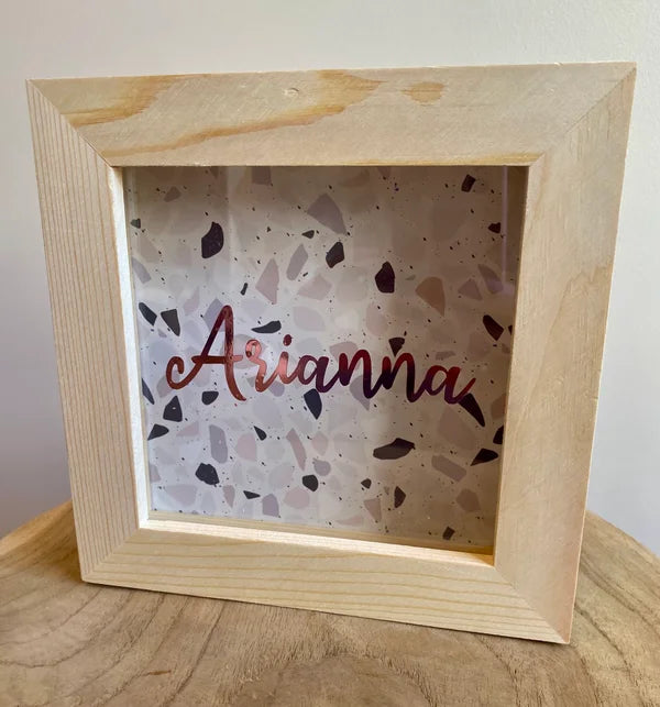 Gepersonaliseerde spaarpot - Naam - BESTICKERD