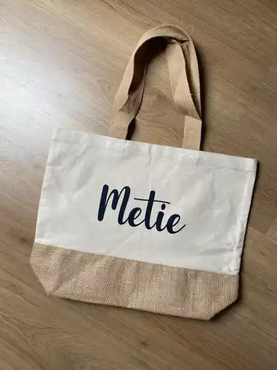 Strandtas naturel