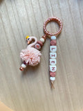 Sleutelhanger met naam - ZWAANTJES - 3 Kleuren