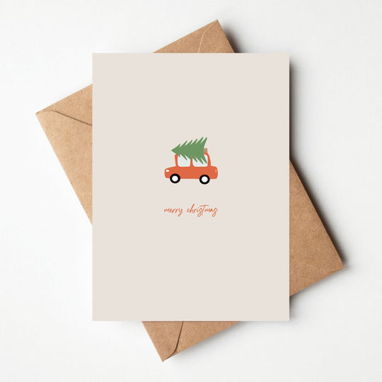 Wenskaart - AUTOOTJE KERST