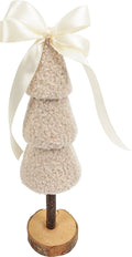 Teddy kerstboom met strik — Groot