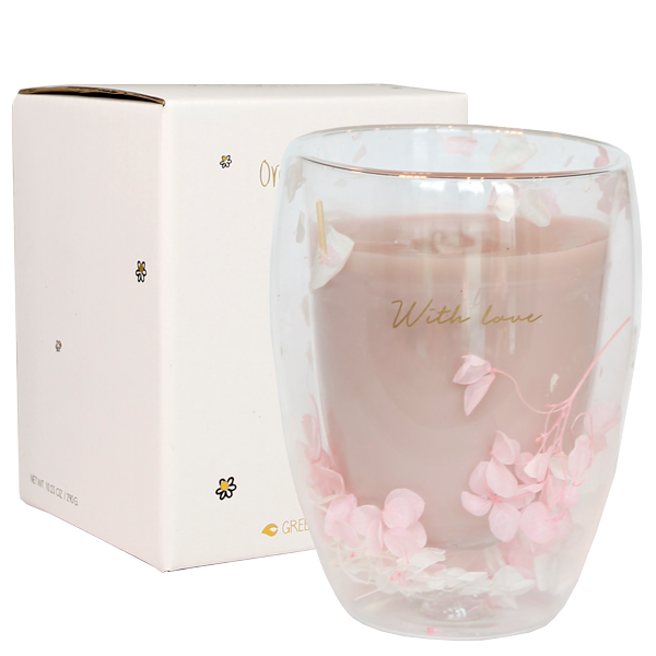 SOJAKAARS IN THEEGLAS - WITH LOVE